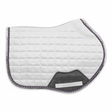 Equinavia Copenhagen Stay Put All Purpose Saddle Pad - White/Orchid Mist