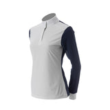Equinavia Alexandra Womens Long Sleeve Show Shirt - Navy/White