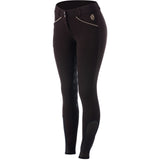 Equinavia Astrid Womens Silicone Full Seat Breeches - Coffee Brown