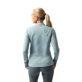 B Vertigo Isadora Womens Quarter Zip Training Shirt - Sage Green