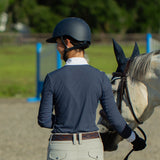 Equinavia Alexandra Womens Long Sleeve Show Shirt - Navy/White