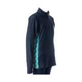 Equinavia Lena Kids Long Sleeve Quarter Zip Shirt - Navy