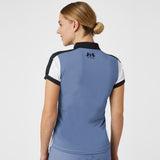 B Vertigo Alessa Womens Performance Polo Shirt - Infinity Blue/ White