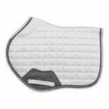 Equinavia Copenhagen Stay Put All Purpose Saddle Pad - White/Orchid Mist