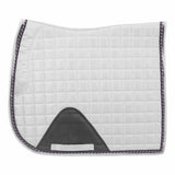 Equinavia Copenhagen Stay Put Dressage Saddle Pad - White/Orchid Mist