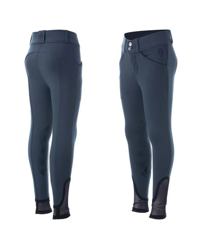 Equinavia Greta Kids Silicone Knee Patch Breeches- Moon Indigo Blue