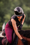 Equinavia Crown Glossy Mips® Riding Helmet - Black/Black Shimmer