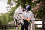 Equinavia Crown Glossy Mips® Riding Helmet - Navy/Navy Shimmer
