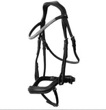 Horze Highbury Anatomical Crystal Dressage Bridle- Black