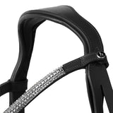 Horze Highbury Anatomical Crystal Dressage Bridle- Black