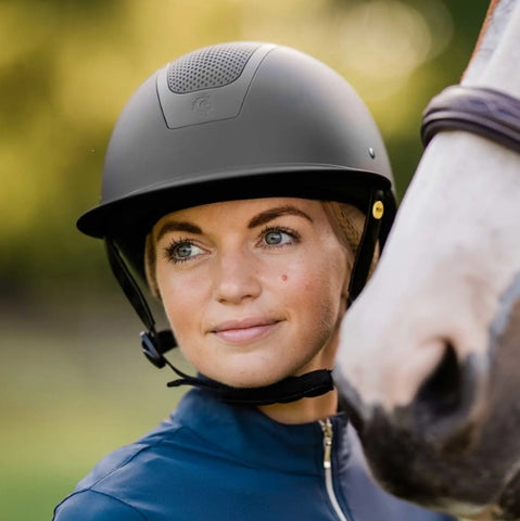 Equinavia Crown Mips® Riding Helmet- Black/ Black