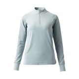 B Vertigo Isadora Womens Quarter Zip Training Shirt - Sage Green