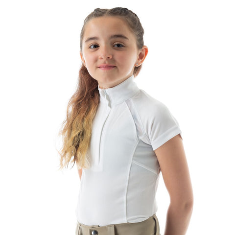 Equinavia Lotta Kids Short Sleeved Show Shirt - White