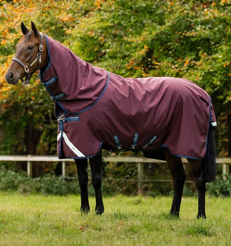 Amigo® Bravo 12 Plus Turnout 400g- Burgundy/ Navy/ Titanium
