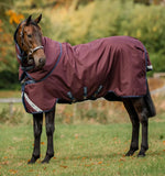 Amigo® Bravo 12 Plus Turnout 100g- Burgundy/ Navy & Titanium Grey
