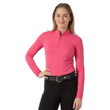 Equinavia Kari Womens Long Sleeve Sun Shirt with NordicAir™ Tech- Pink Flambe