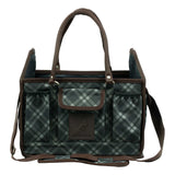 Equinavia Darby Large Collapsible Grooming Tote - Thyme/Lily Pad