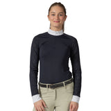 Equinavia Petra Womens Long Sleeved Show Shirt - Navy