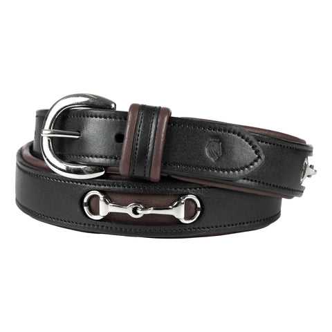 Equinavia Tirild Bit Belt - Black/Burgundy