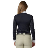 Equinavia Petra Womens Long Sleeved Show Shirt - Navy