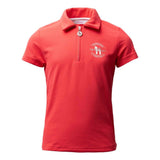 Horze Fay Kids Polo Shirt - Diva Pink