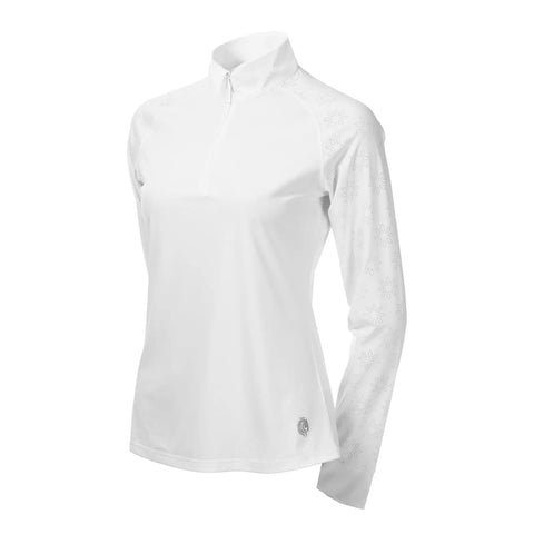 Equinavia Petra Womens Long Sleeved Show Shirt - White