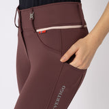 B Vertigo Elea Womens Full Seat Breeches - Red Mahogany