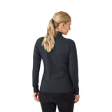 Horze Karla Womens Tech Training Half Zip Shirt - Caviar Black