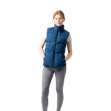 Horze Oona Womens Puffer Riding Vest - Deep Sea Blue