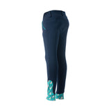 Equinavia Lena Kids Knee Patch Pull On Breeches - Navy/Unicorn