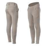 Equinavia Lena Kids Knee Patch Pull On Breeches - Tan