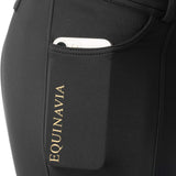 Equinavia Linnea Womens Compression Full Seat Breeches - Black