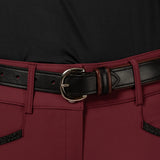 Equinavia Tirild Bit Belt - Black/Burgundy
