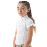 Equinavia Lotta Kids Short Sleeved Show Shirt - White