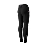 Equinavia Greta Kids Summer Knee Patch Breeches - Black/Orchid Mist