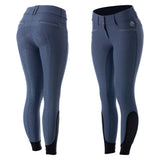 Equinavia Victoria Womens Silicone Full Seat Breeches -Twilight Blue