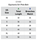 Equinavia Siri Polo Belt - Chestnut Brown/Green
