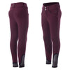 Equinavia Greta Kids Silicone Knee Patch Breeches- Fig Purple