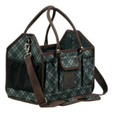 Equinavia Darby Large Collapsible Grooming Tote - Thyme/Lily Pad