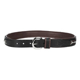 Equinavia Tirild Bit Belt - Black/Burgundy