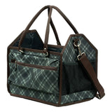 Equinavia Darby Large Collapsible Grooming Tote - Thyme/Lily Pad