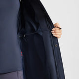 B Vertigo Gem Womens Waxed Padded Long Vest - Salute Navy