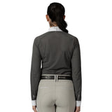 Equinavia Sara Womens Perforated Long Sleeved Show Shirt - Gray