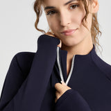 Horze Soraya Womens Training Shirt - Seaborne Navy