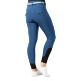 Equinavia Annika Womens Silicone Full Seat Breeches- Galaxy Blue