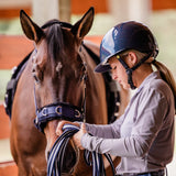 Equinavia Crown Glossy Mips® Riding Helmet - Navy/Navy Shimmer