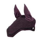 Equinavia Voss All Purpose Saddle Pad and Bonnet Set -  Plum Wine/ Black