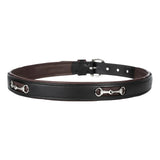 Equinavia Tirild Bit Belt - Black/Burgundy