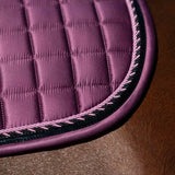 Equinavia Copenhagen Stay Put All Purpose Saddle Pad - Plum Wine
