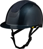 Equinavia Crown Glossy Mips® Riding Helmet - Navy/Navy Shimmer
